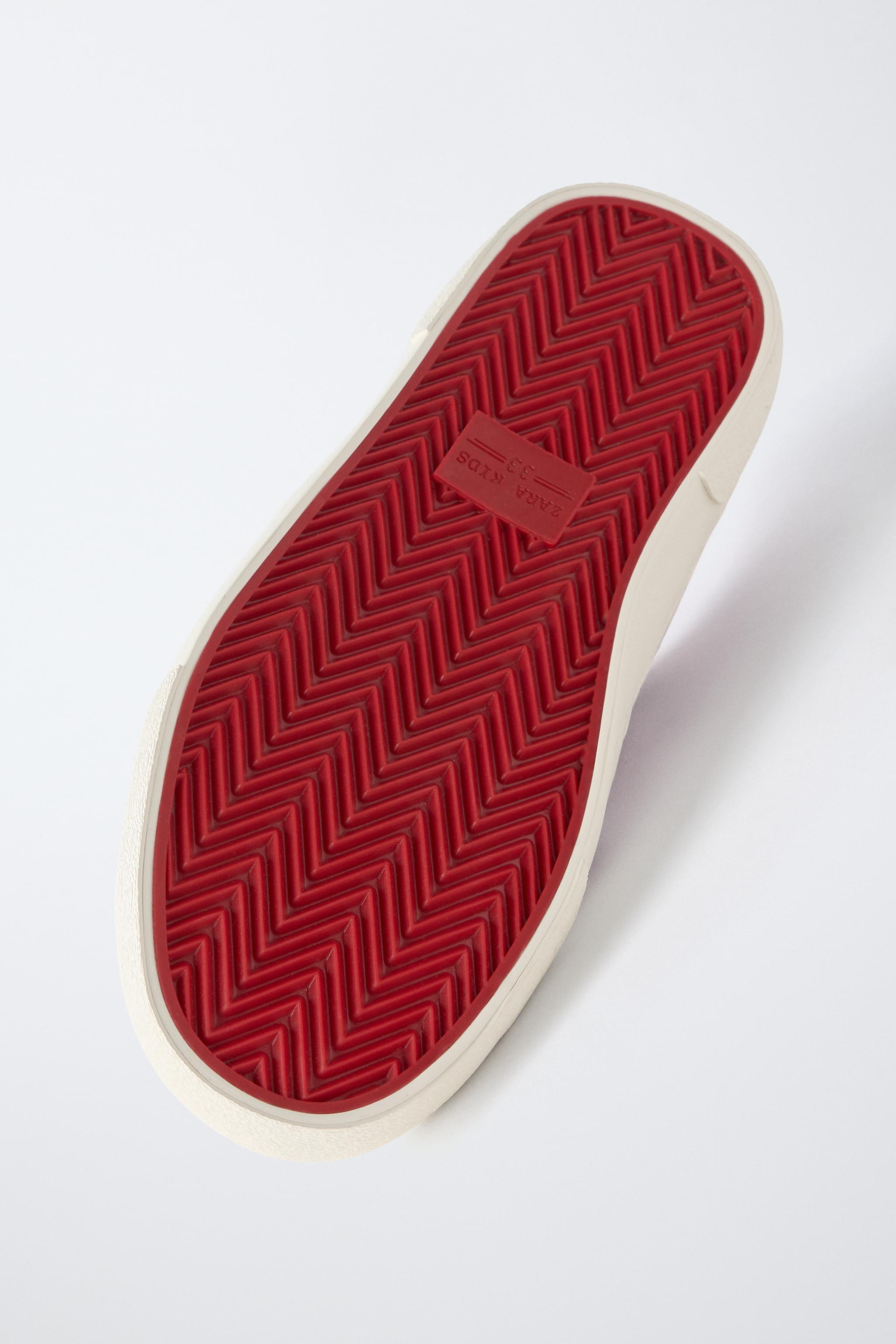 EMBROIDERED COTTON SNEAKERS